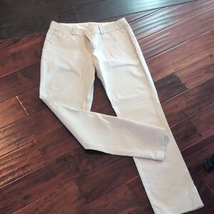 Banana Republic Ryan Fit Women's Straight Leg Cream Pants
